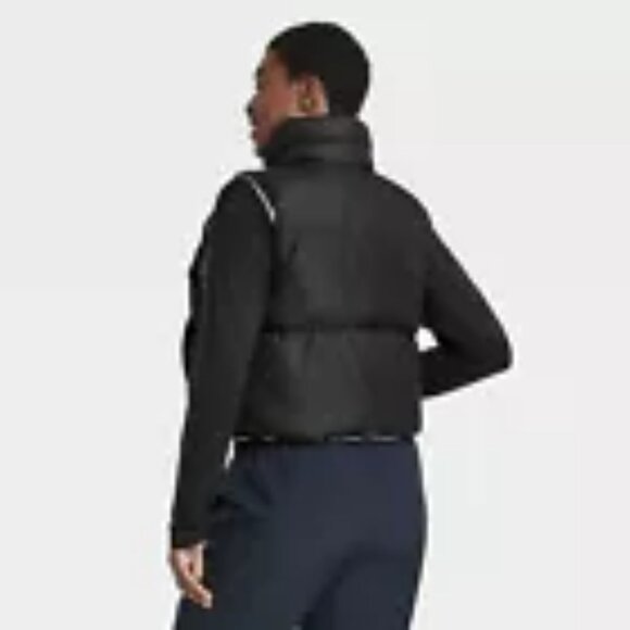 All in Motion Black and Gray Puffer Vest - Picture 3 of 3